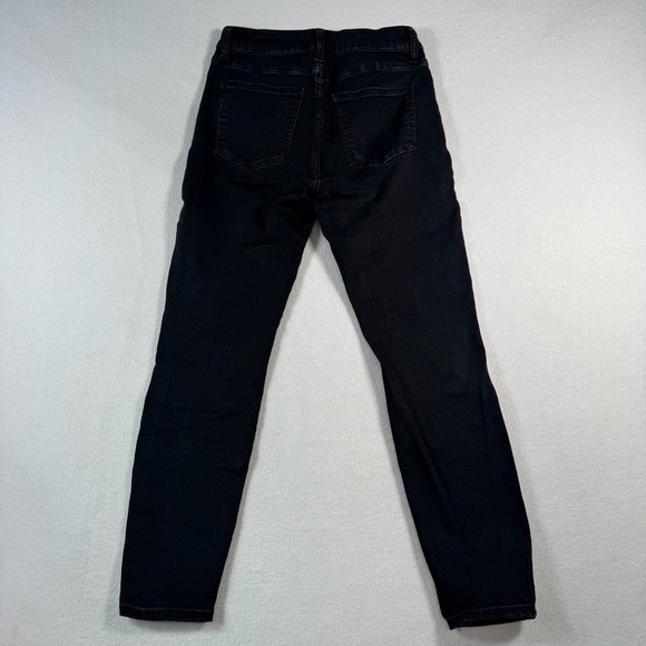 Pistola Jeans Womens 27 Black Straight Leg Mid Rise - Picture 2 of 12